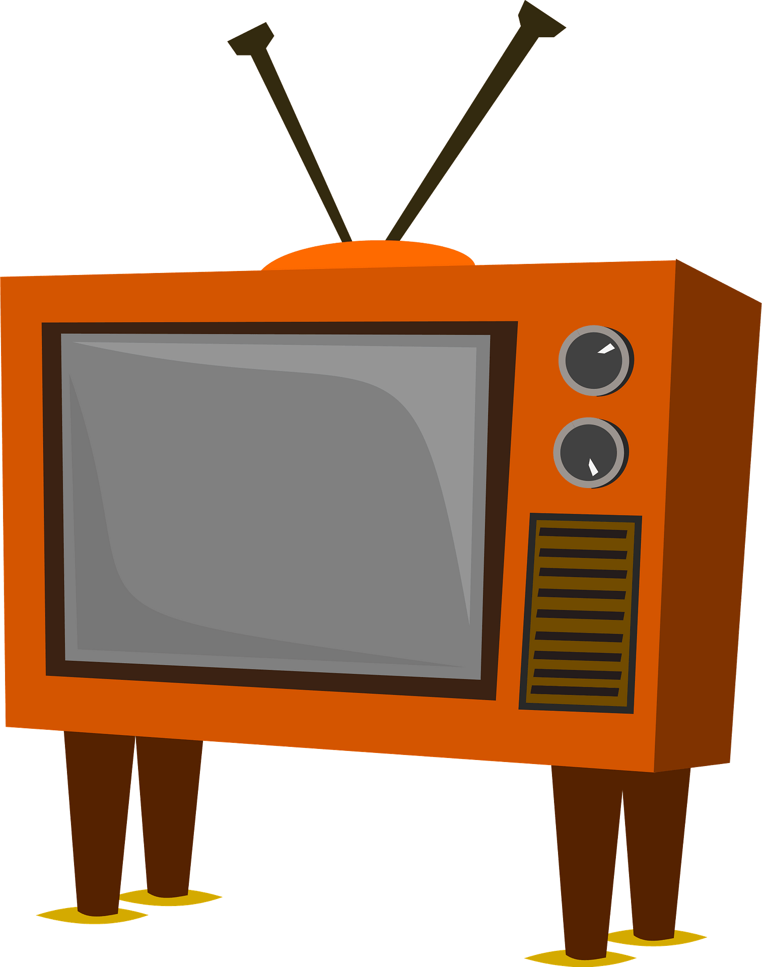 old tv cliparts