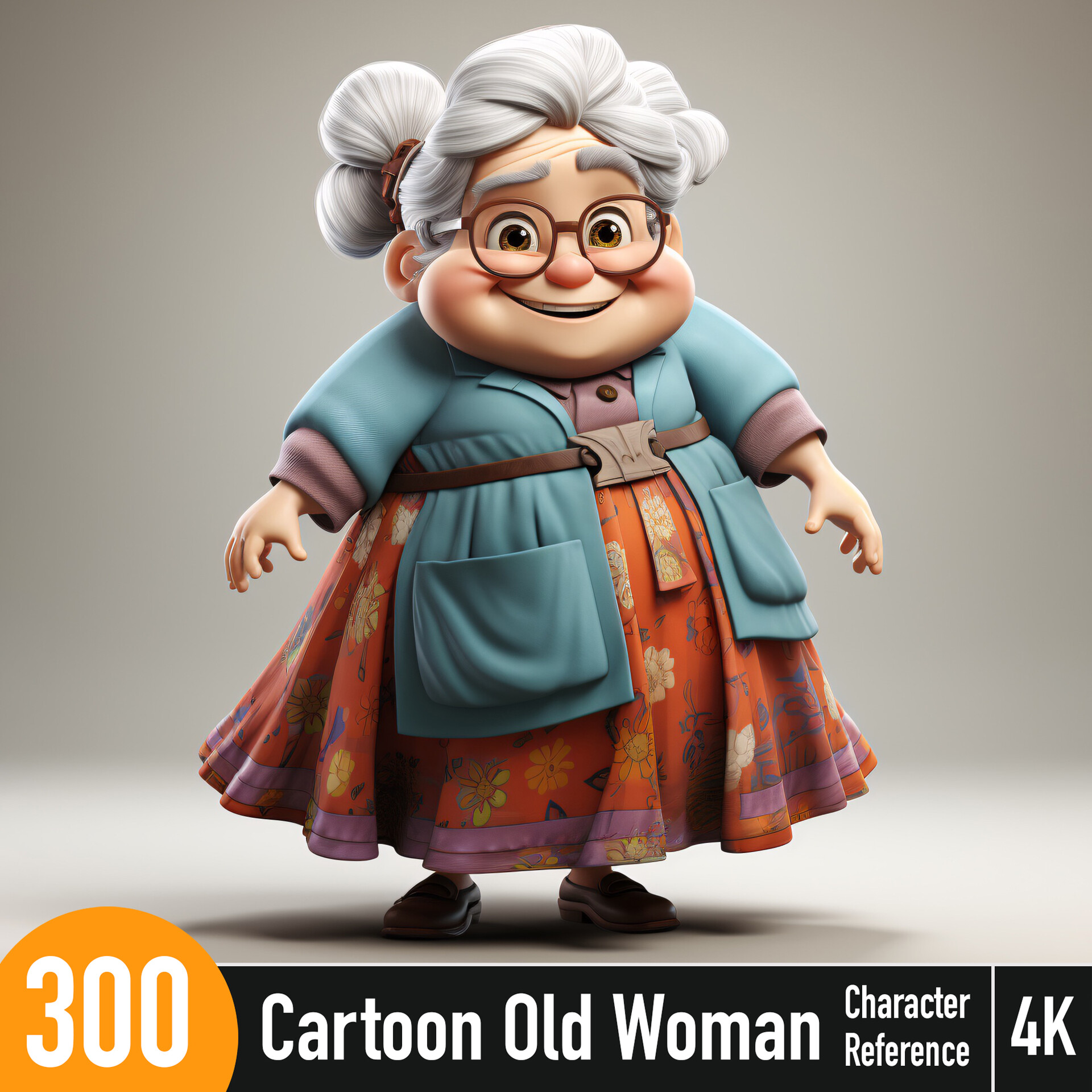 old woman cartoons