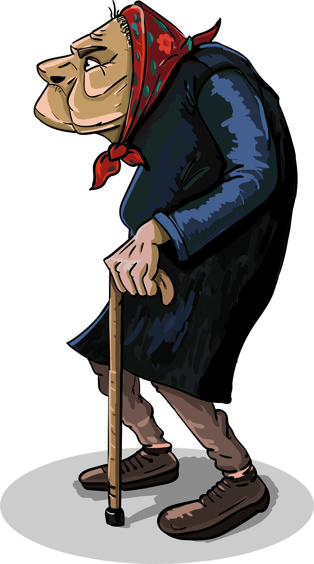 old woman clipart
