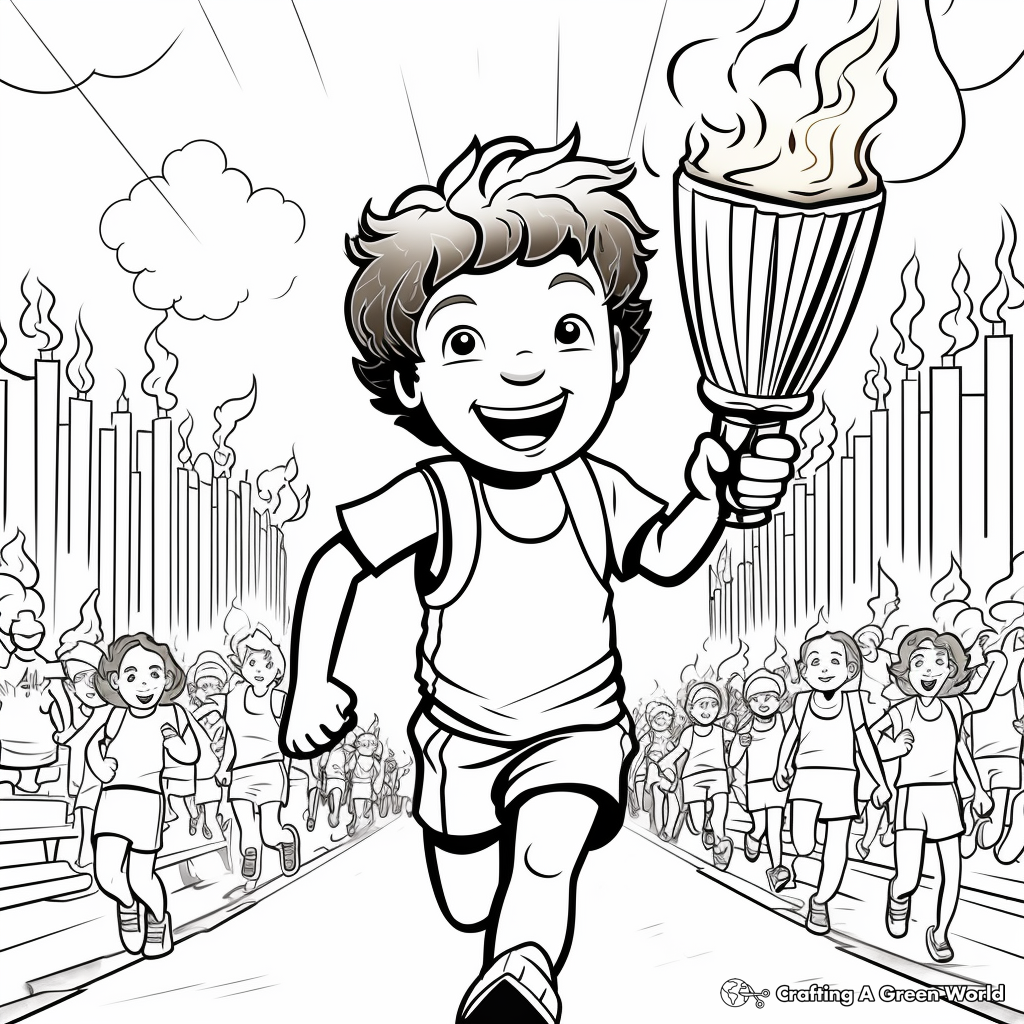 olympic coloring page