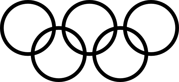 olympic rings clipart