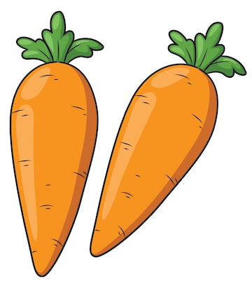orange carrot cliparts 2024