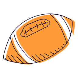 orange football cliparts