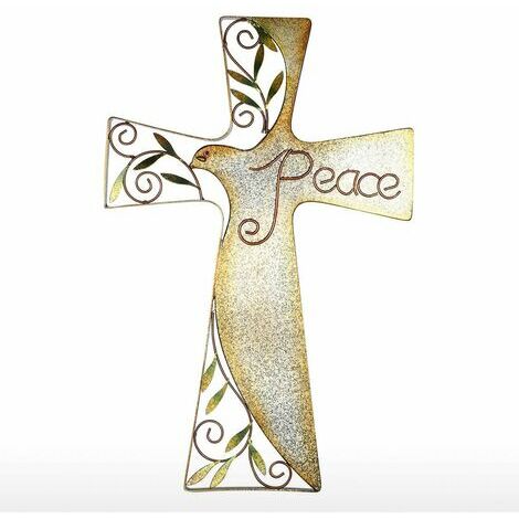 orchid-Peace Dove Cross Hanging Art Decorative Dove and Olive ...