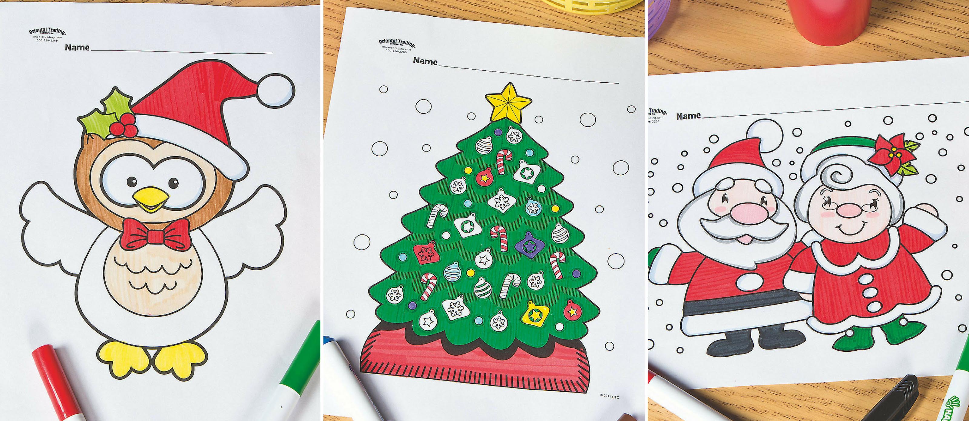 Free Christmas Coloring Pages | Fun365