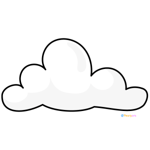 FREE Rainbow and Clouds Clipart (PNG file) | Pearly Arts