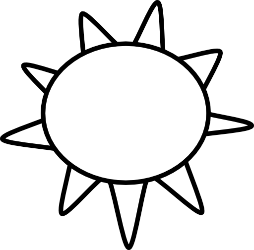 Sun Outline Clipart | i2Clipart - Royalty Free Public Domain Clipart