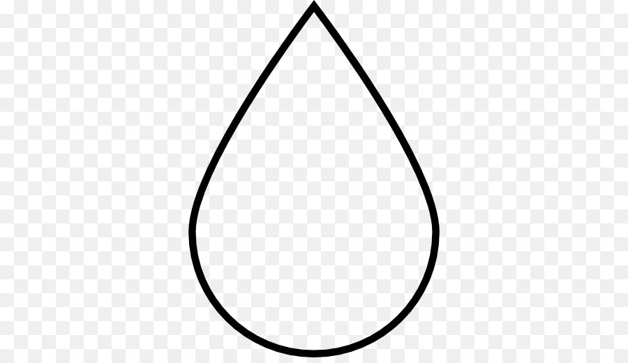 outline of a raindrop