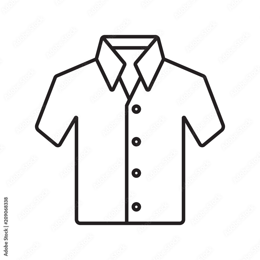 outline of a shirt