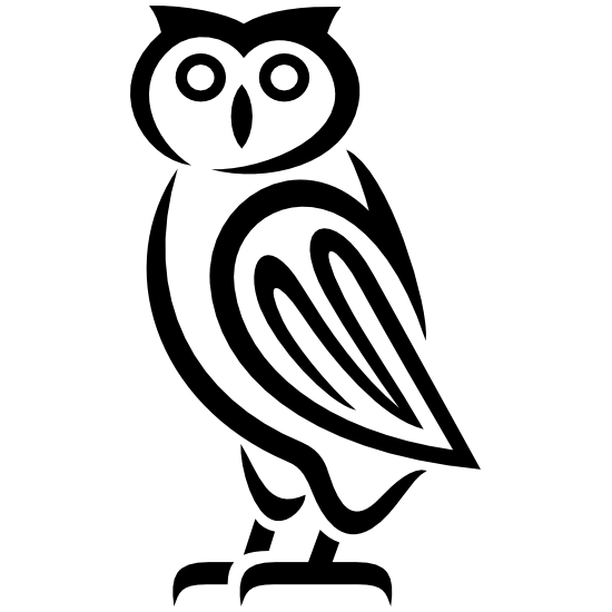 outline of an owl
