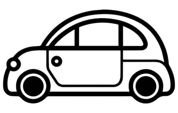 outline of car