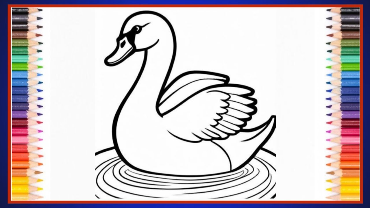 outline of duck