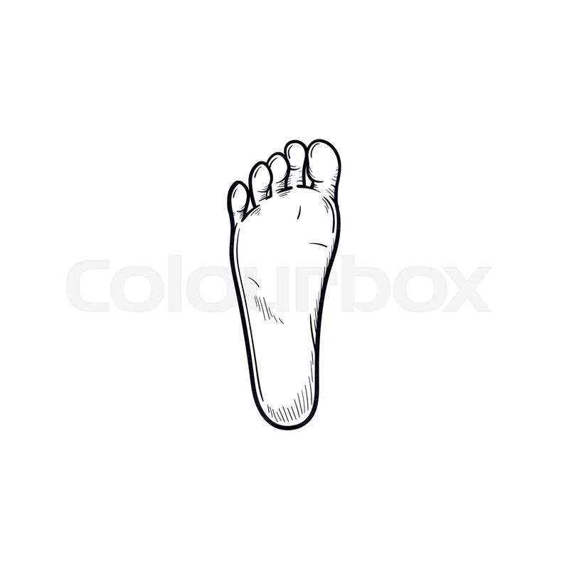 outline of footprint