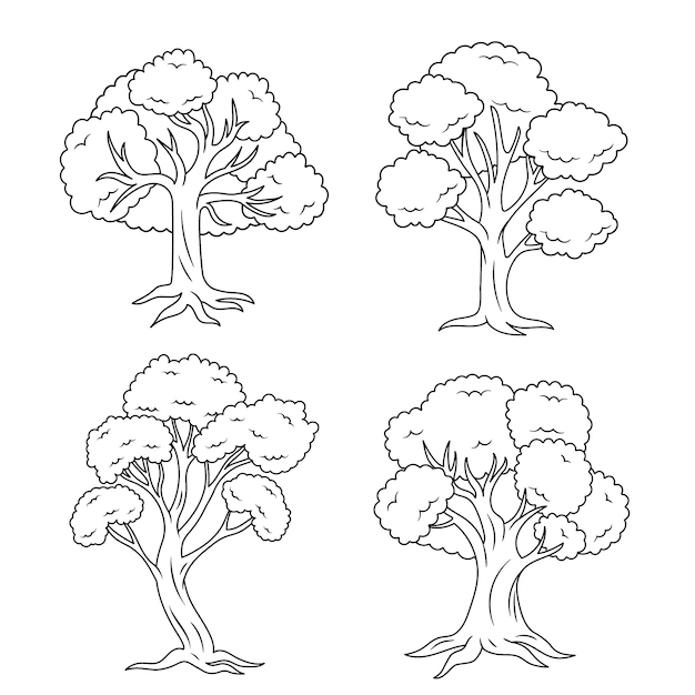 Tree Outline Clipart Images - Free Download on clipart library