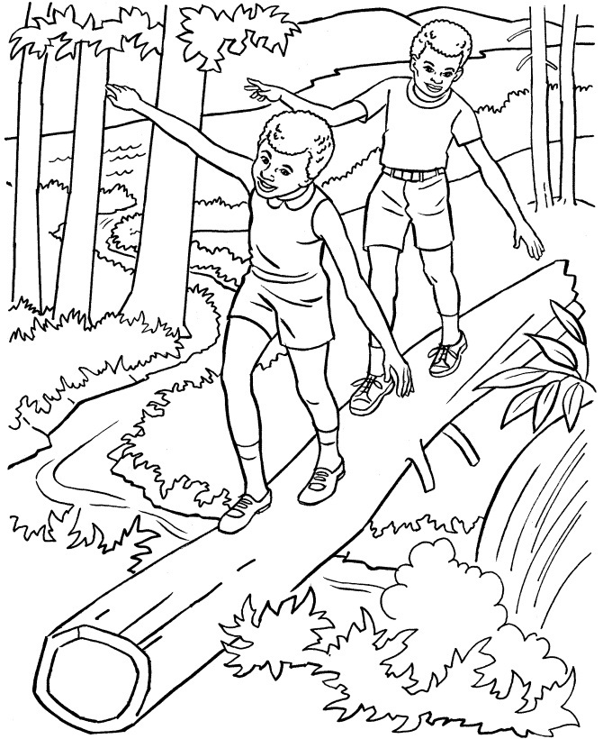 Coloring Pages: Escape Outdoors - Black Hills Family