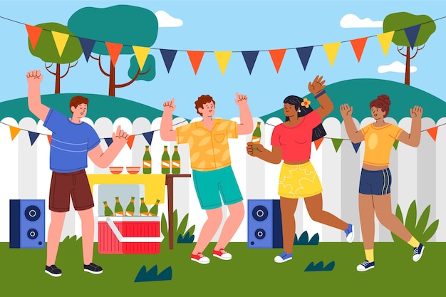 Outdoor Party Vectors &amp; Illustrations for Free Download | clipart library