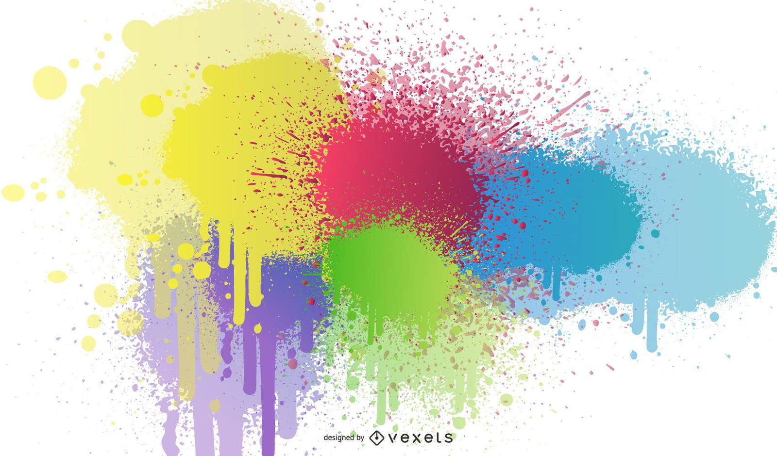 Paint Splatter Design - Vektor Download