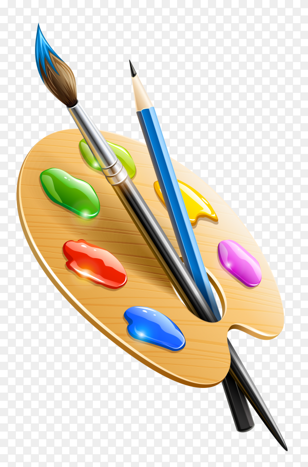 paintbrush and palette