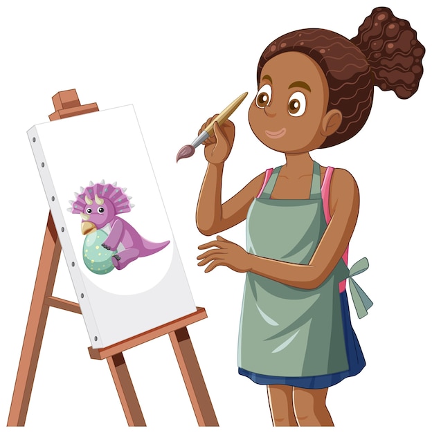painting cartoon cliparts