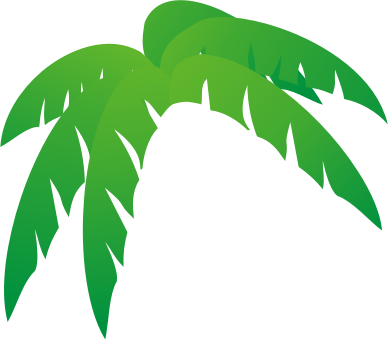 palm tree leaves template