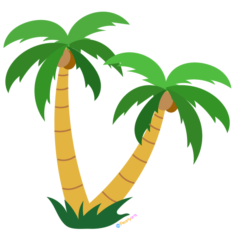 palm trees clipart