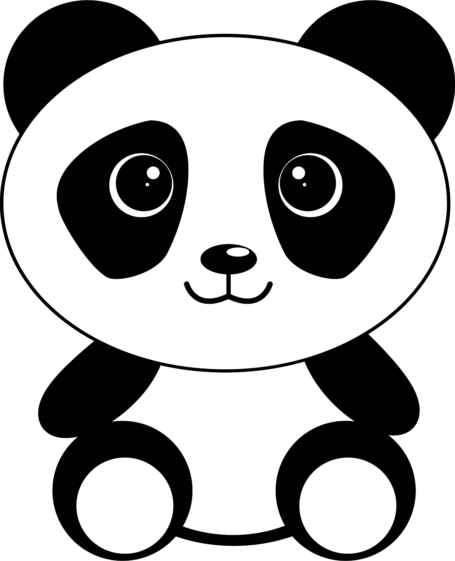 panda clipart