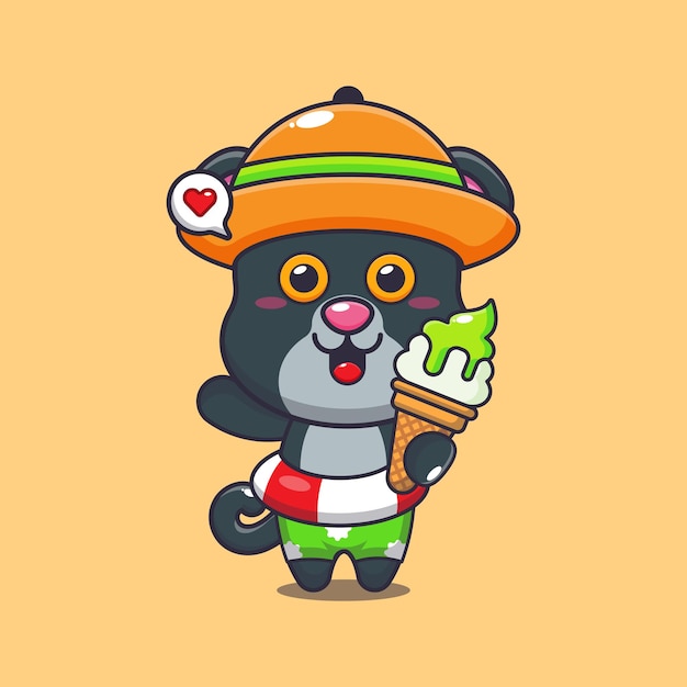 panther beach cliparts