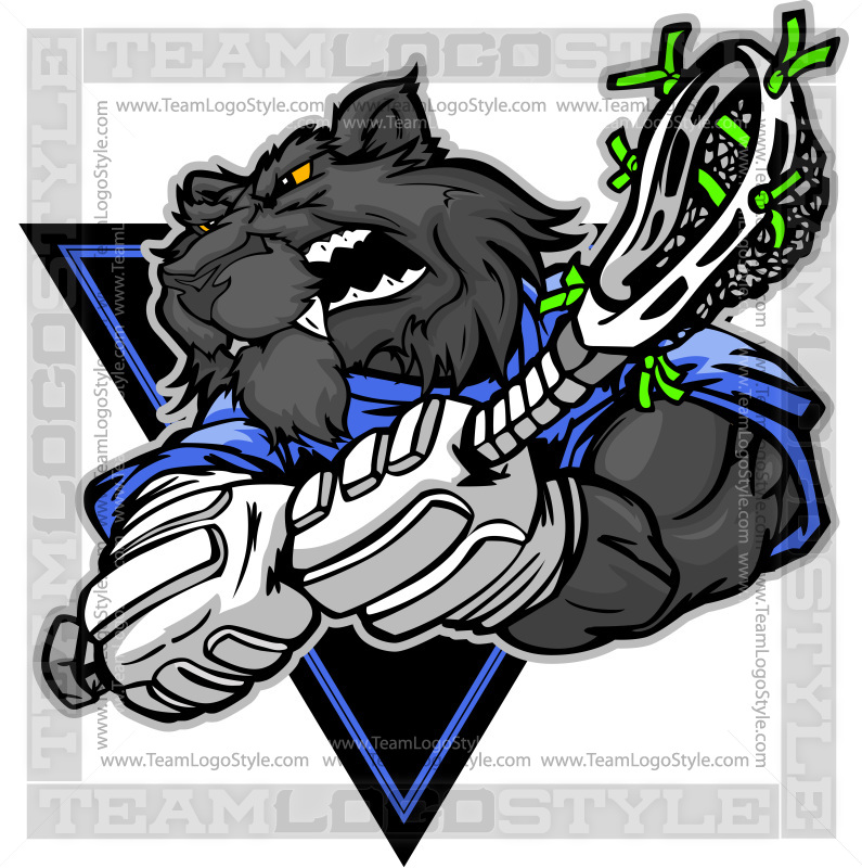 panther lacrosse cliparts