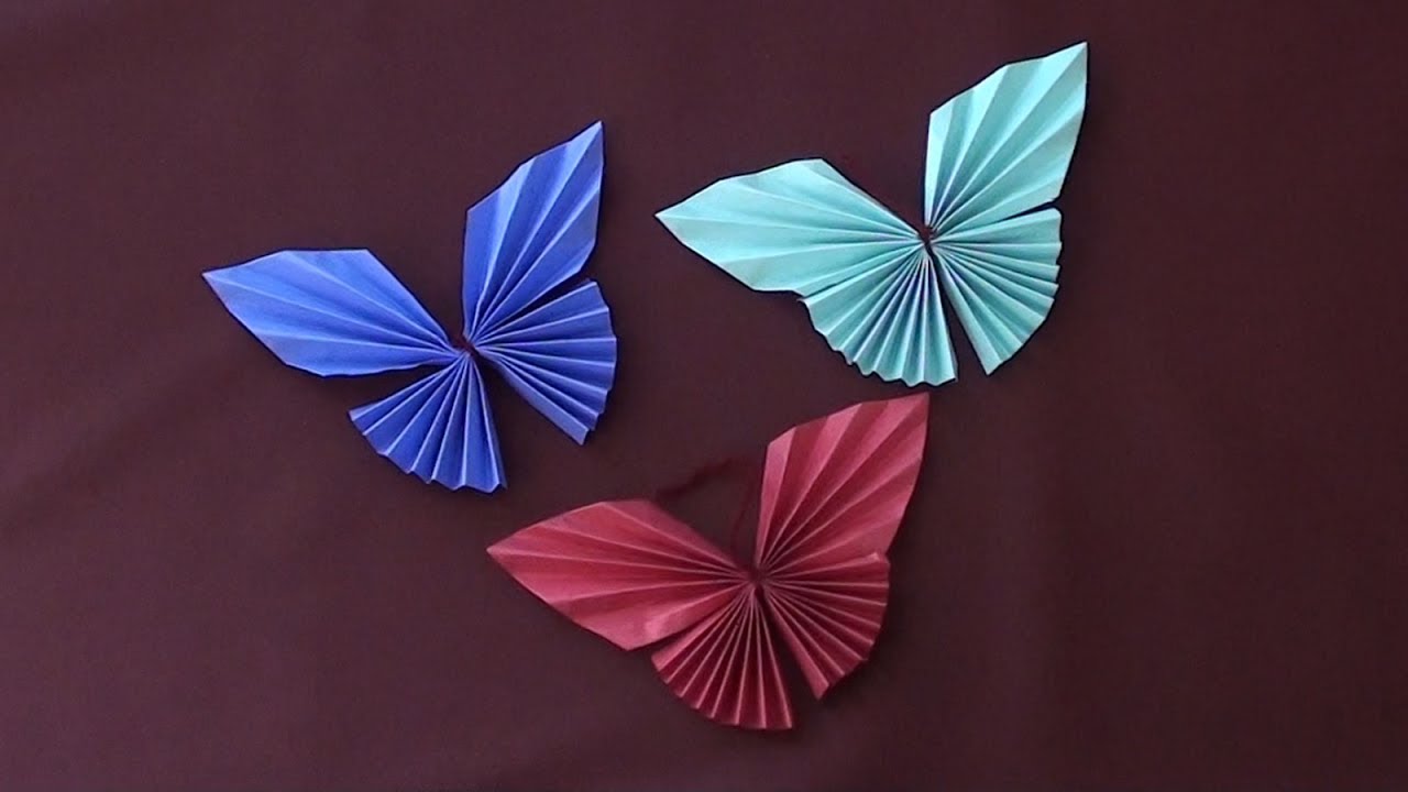 Paper Butterfly Origami - Very Easy Paper Arts and Crafts for Kids and  Everyone
