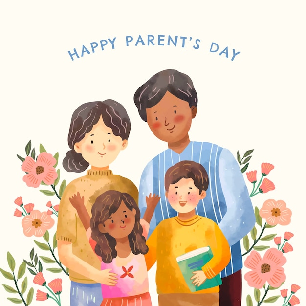 parenting day cliparts