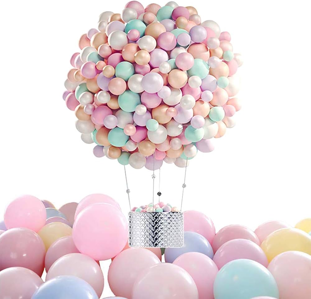 Balloons Wedding, Happy Birthday Balloon, Helium Balloons, Pack of 100  Latex Balloons, Pastel Colours Mix for Wedding, Birthday Party, Baby  Shower, ...