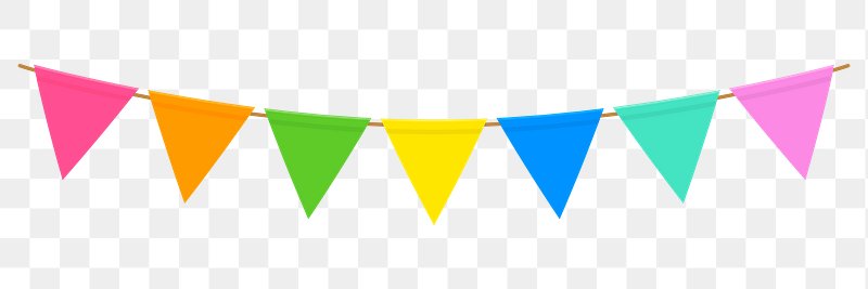 party flag cliparts