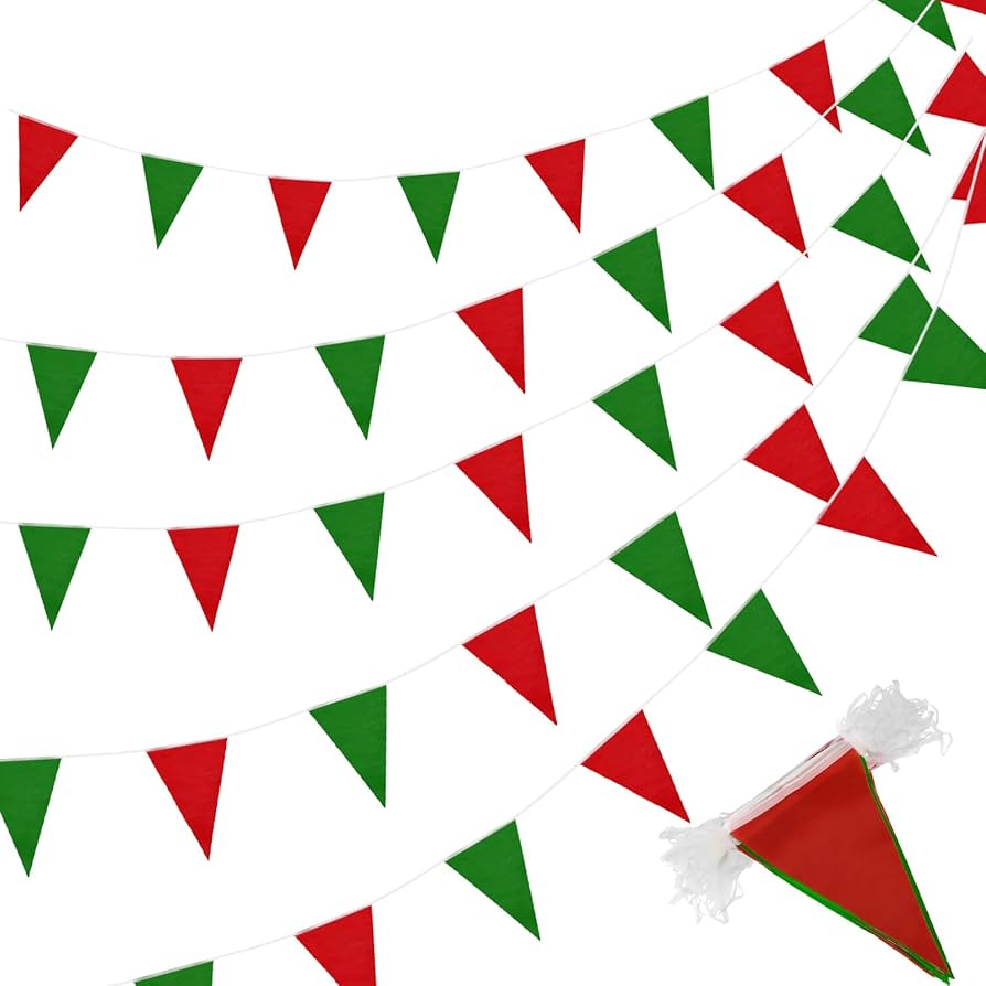 Tatuo 60M Solid Bunting Banners Flags String Triangle Hanging DIY Bunting  Banner Party Decorations for Grand Openings Party Banners for Kids Birthday  ...