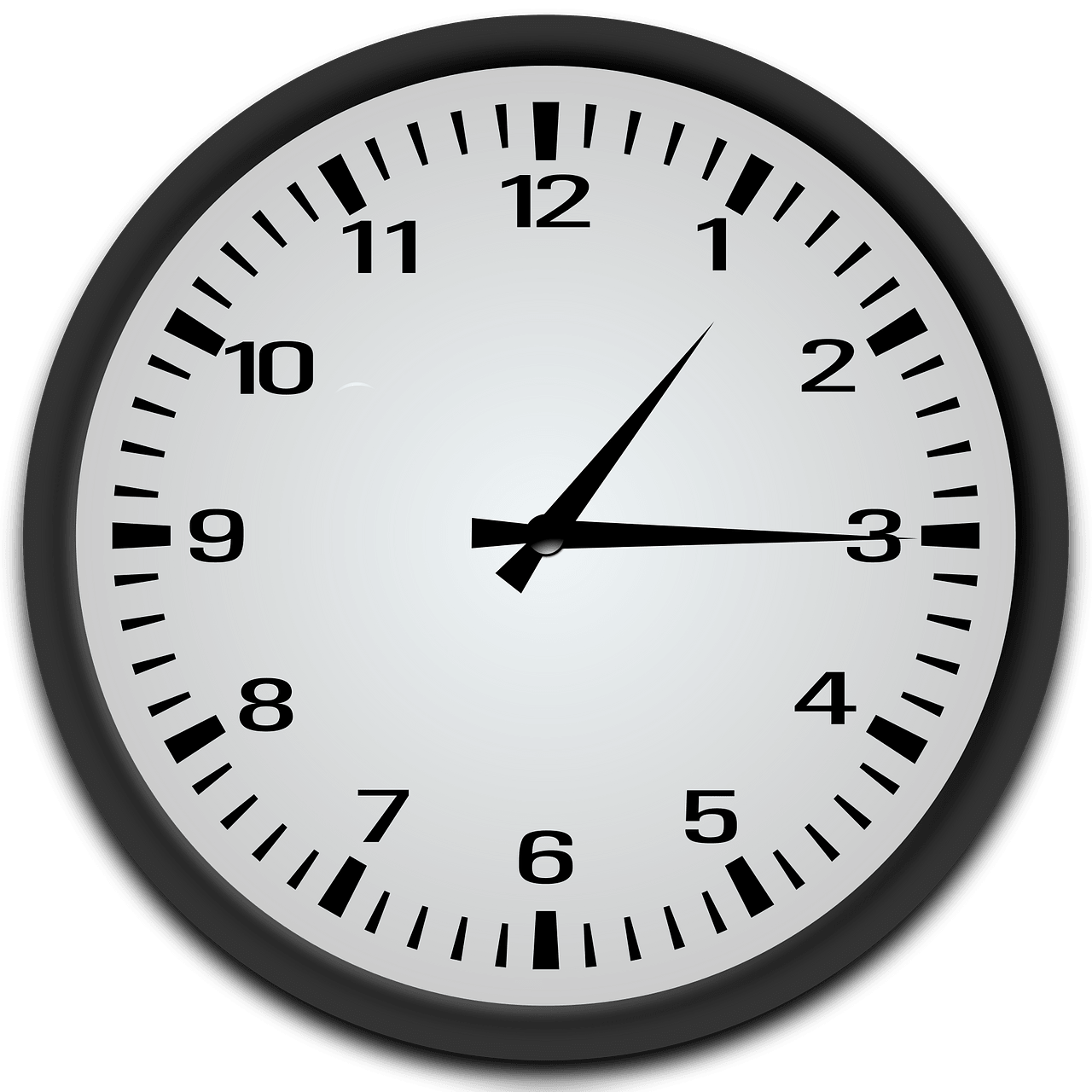 Quarter past 1 - Free vector clipart images on clipart library.com