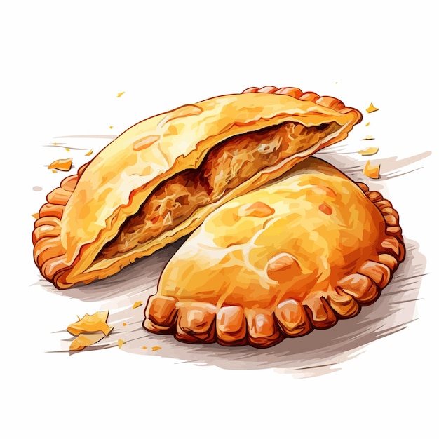 A_traditional_cornish_pasty_copy_3_01 | Premium AI-generated vector
