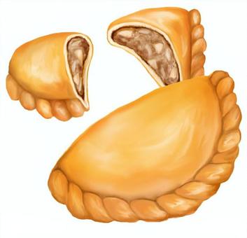 Free Vectors | Pasty (Cornish pie)