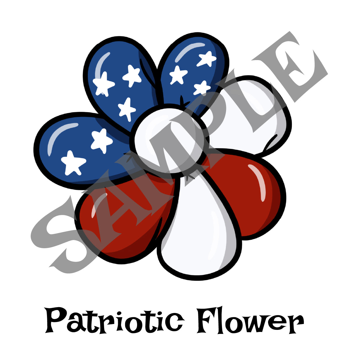 patriotic flower cliparts