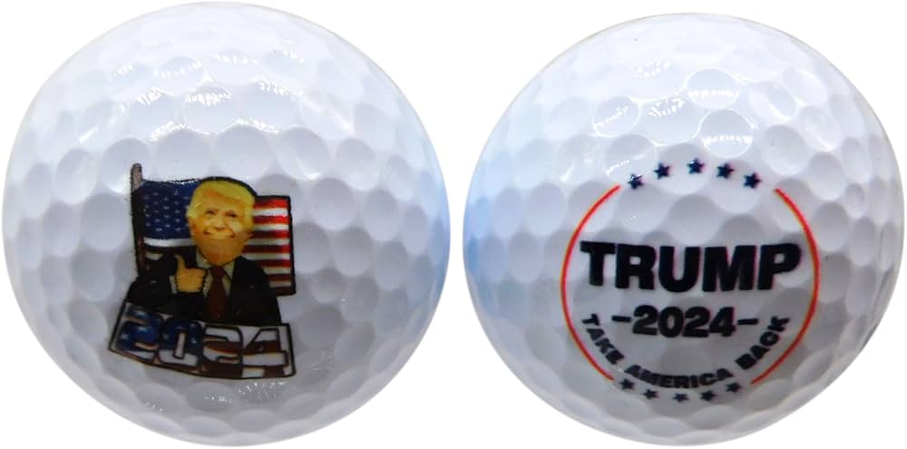 Westmon Works Trump Golf Ball Set President 2024 Election Patriotic  Republican Novelty Golfer Pack of 2 : Amazon.de: Sports &amp; Outdoors