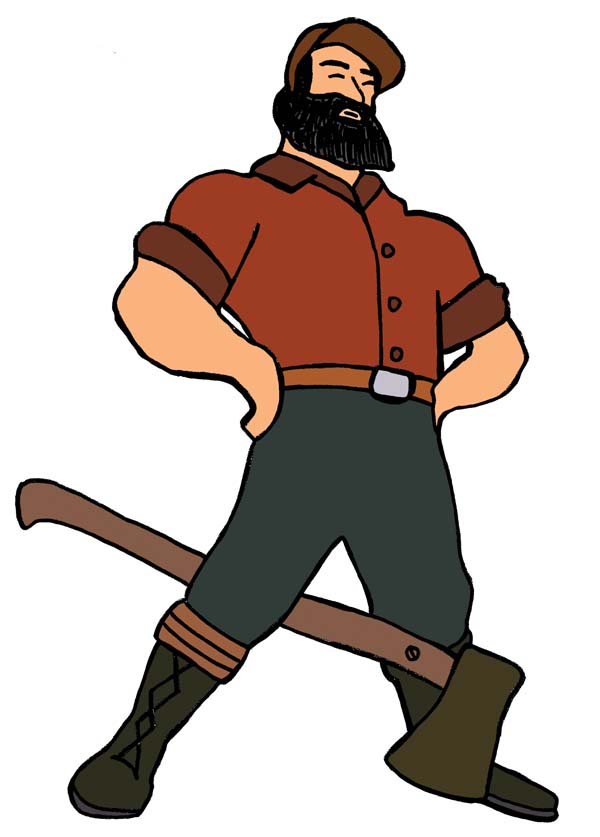 paul bunyan clipart