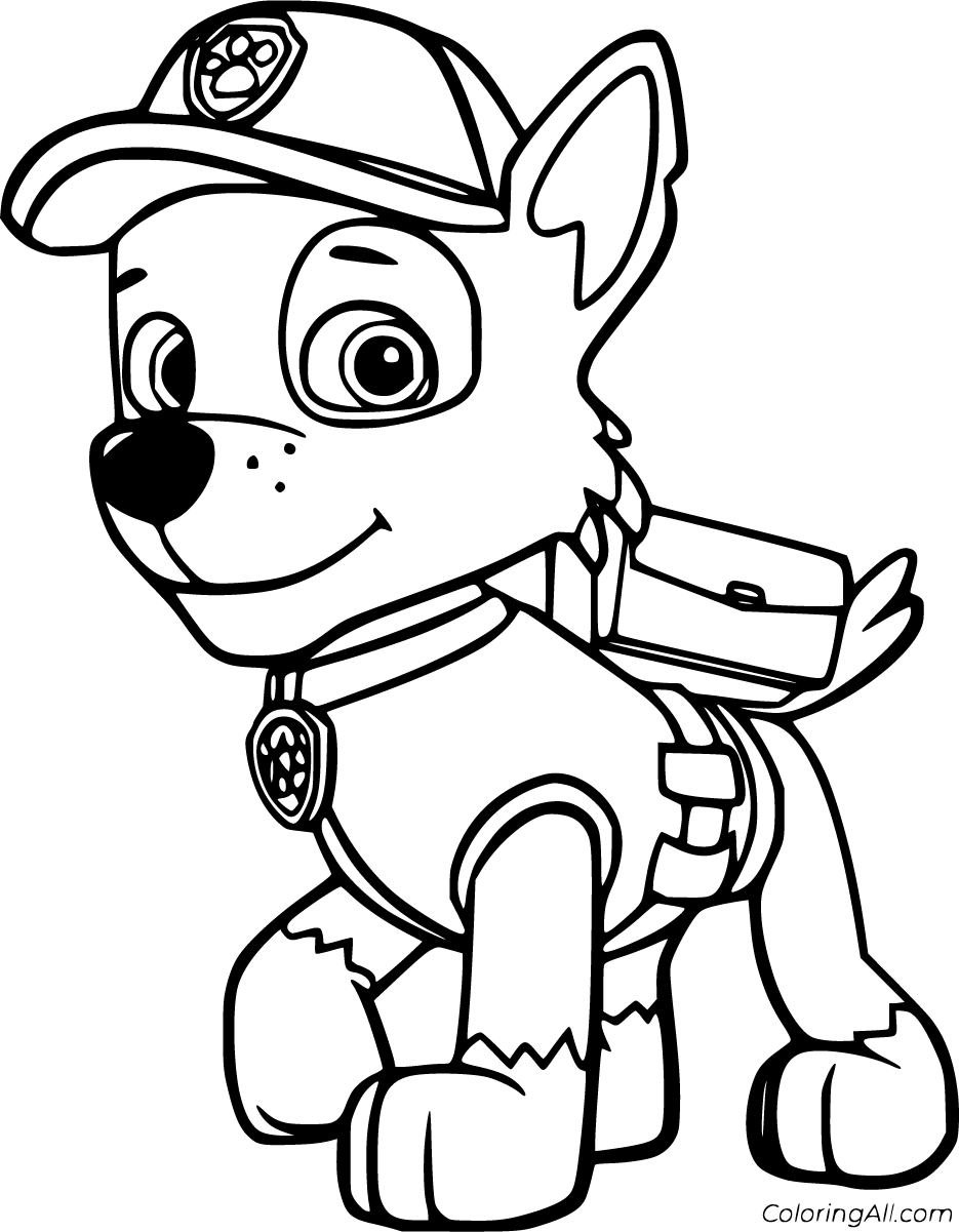 paw patrol coloring pages