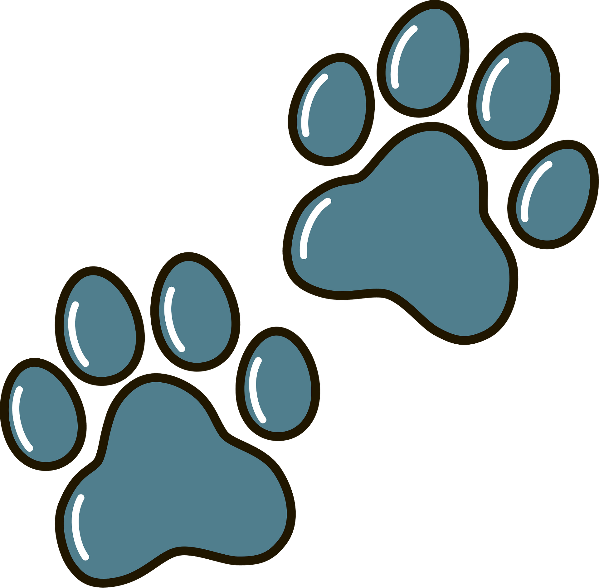 paw print clipart