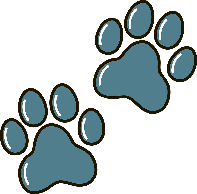 Dog Paws Clipart I Dog Paw Print Clipart Graphics