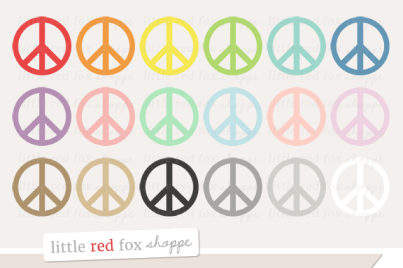 peace sign clipart