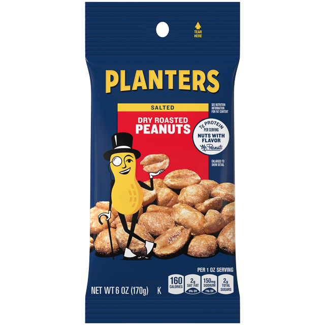 Peanuts roasted and salted promotional bag, 10 g