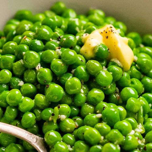 How I cook frozen peas - Garlic Buttered Peas