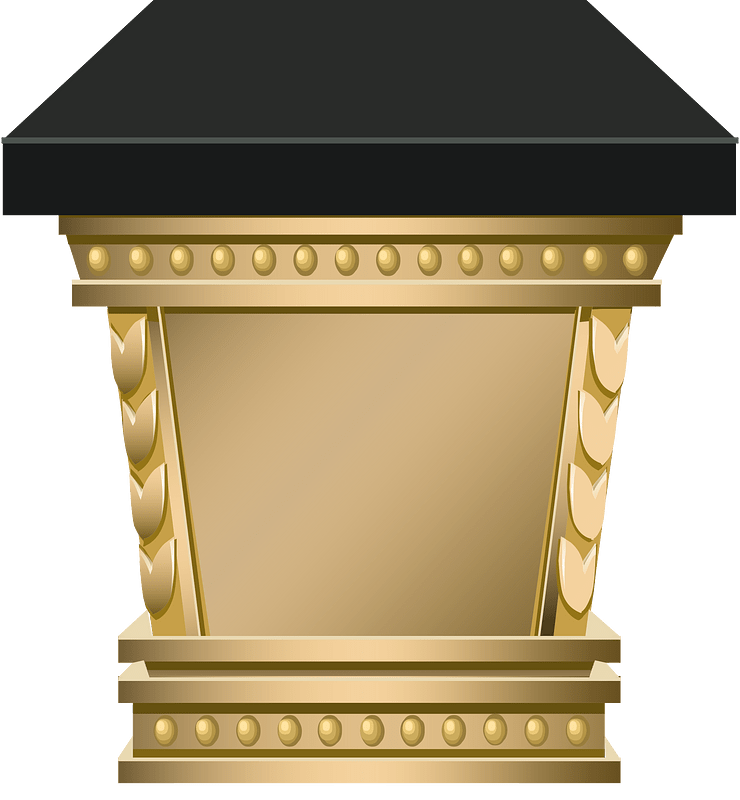 pedestal clipart