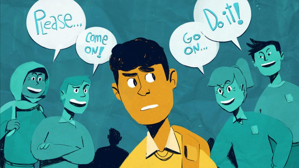 Help me out - peer pressure - CBBC