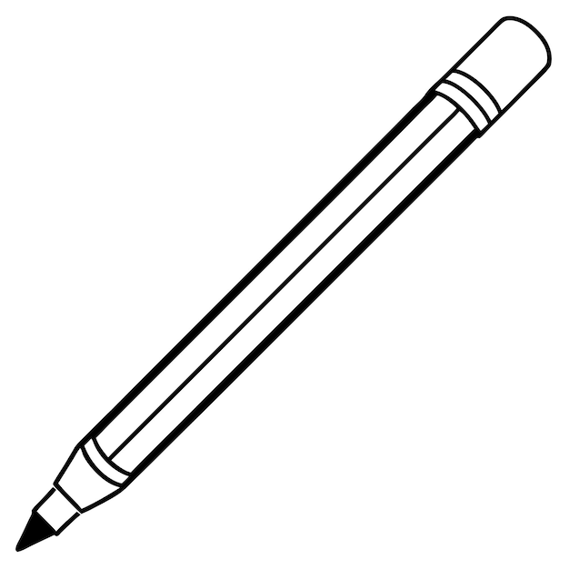 pencil cliparts white