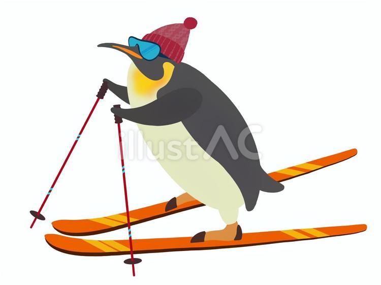 Free Vectors | Penguin (ski) ver.1