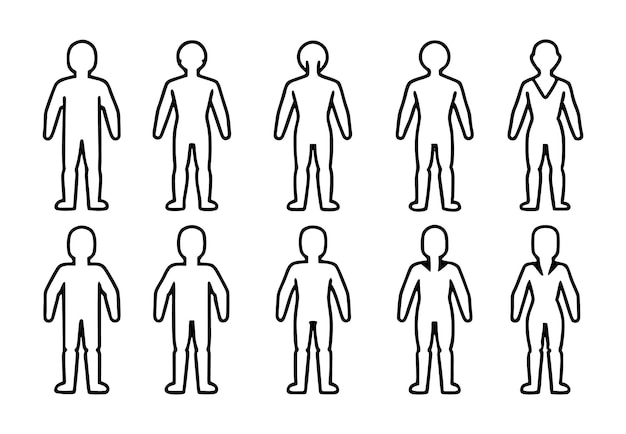 Person Outline Images - Free Download on clipart library